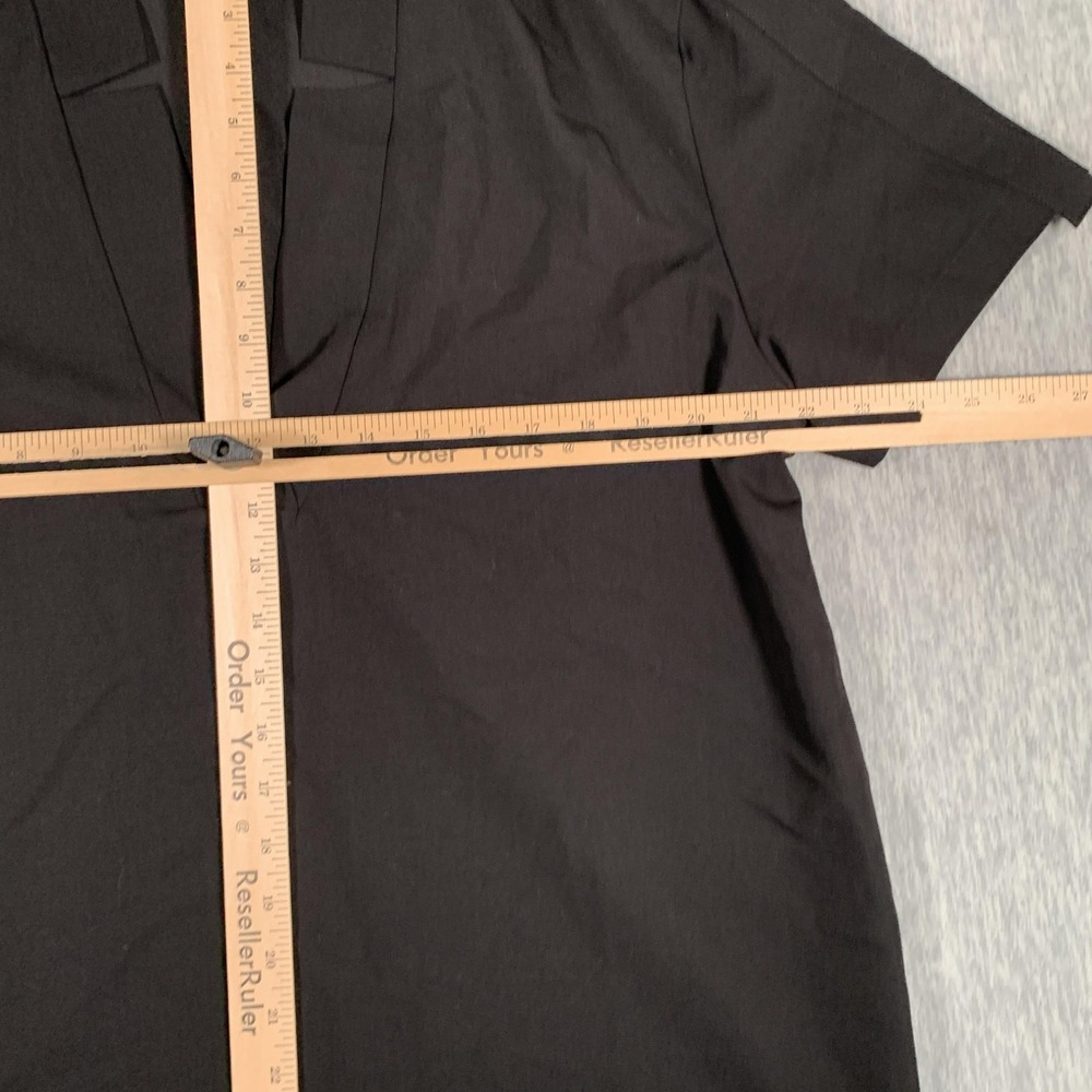 ORTTU Shirt Mens‎ 2XL Black Open Collar Popover Stretch V-Neck OR-SHT00005 - Picture 6 of 10